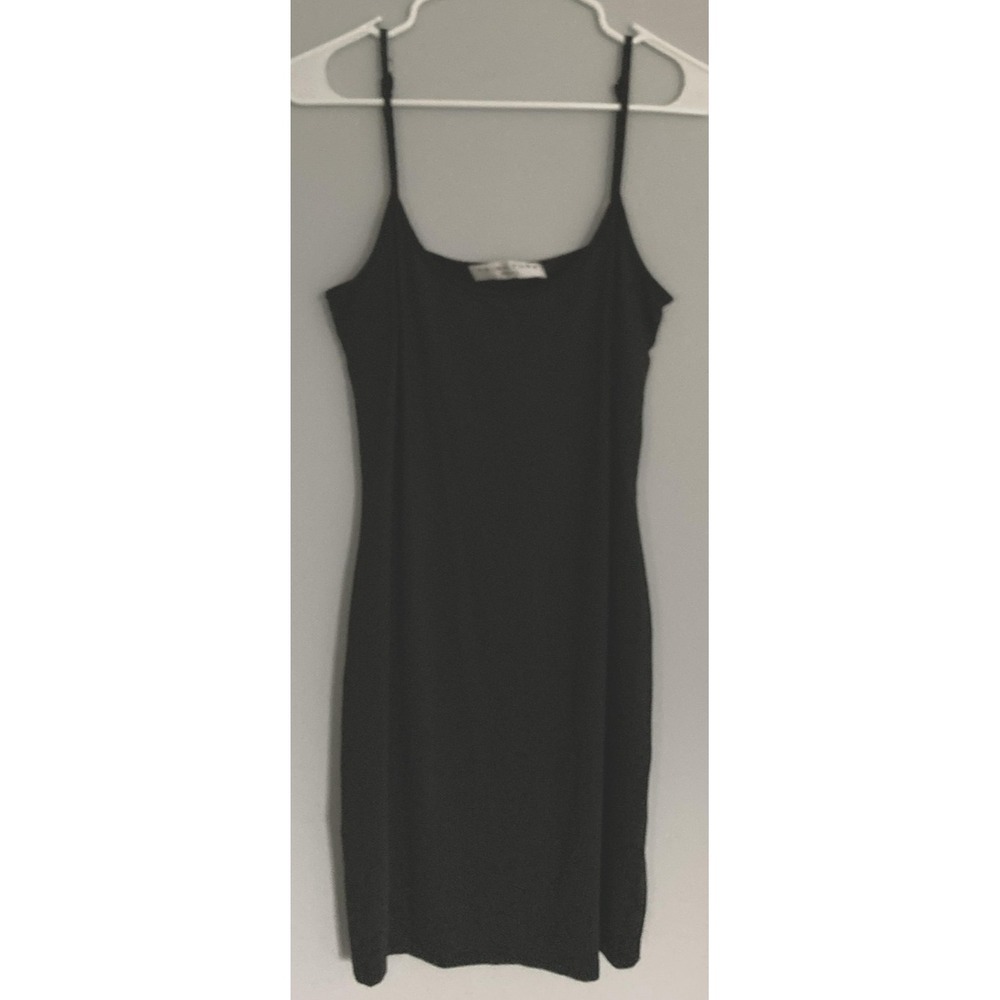 Trina Turk Dress Womens L Black Slip Adjustable Straps Scoop Neck Layering